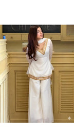 Ivory Minimal Kurta Set