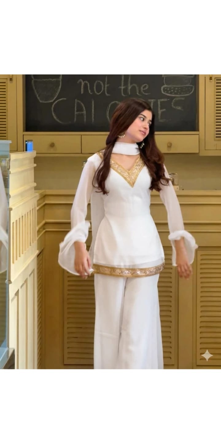Ivory Minimal Kurta Set