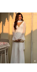 Ivory Minimal Kurta Set