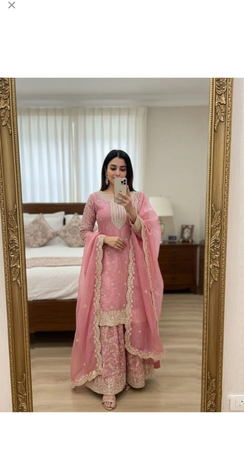 Blush Pink Kurta Set